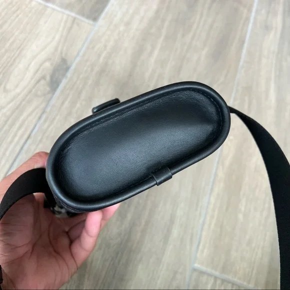 Coach Track Small Flap Crossbody In Signature Canvas - Picture 7 of 10